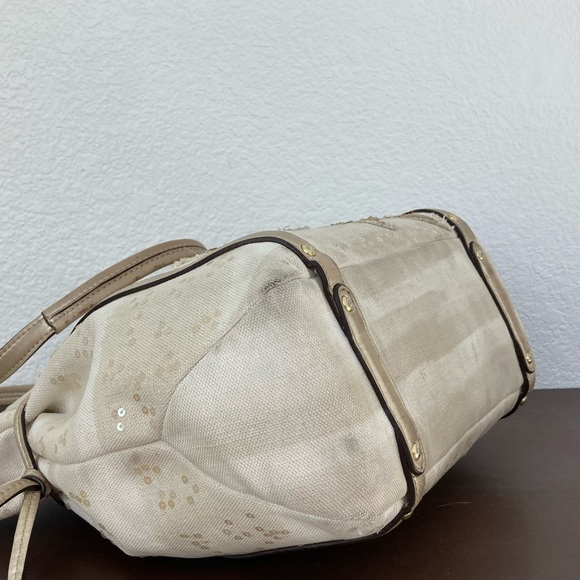 Coach Audrey Sun Starfish Sequin Cinched Tote Limited Edition Rare Shoulder Bag - Picture 7 of 14